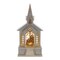 Melrose 11.25" LED Lighted Church with Nativity Christmas Snow Globe